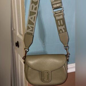 Marc Jacobs Olive Saddle Crossbody Bag